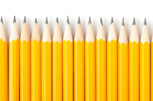 yellow pencils