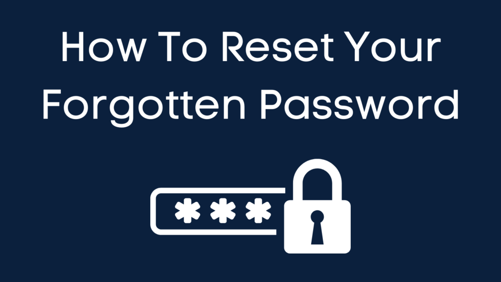 Reset forgotten password